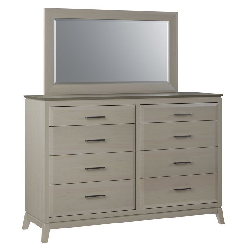 minimalist tall dresser Apollo Tall Dresser in White Oak - Solid Wood