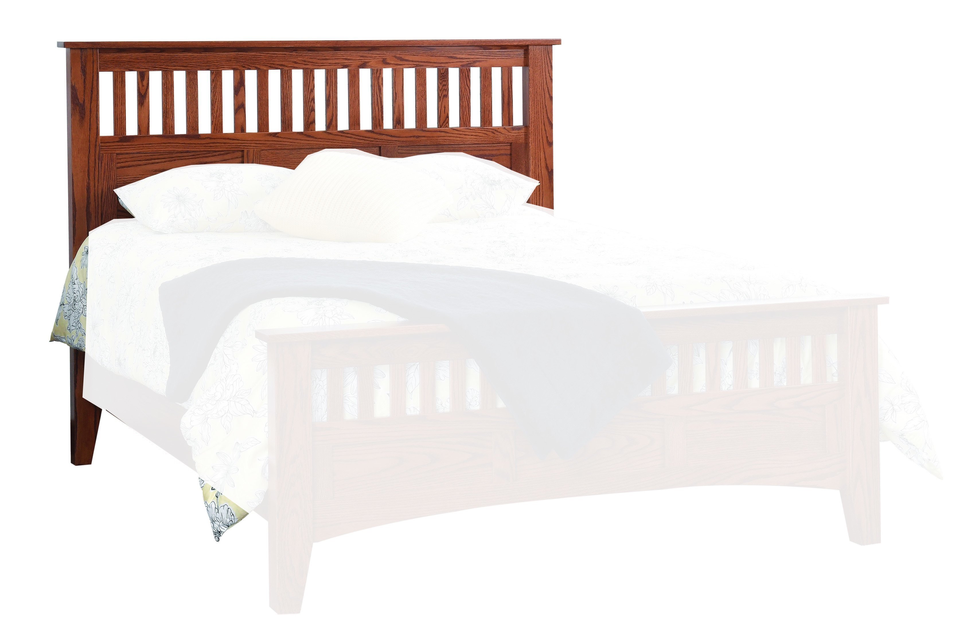 Amish Siesta Mission Headboard Only from DutchCrafters Furniture