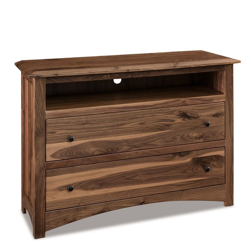 Custom Media Chest of Drawers from DutchCrafters Amish Furniture