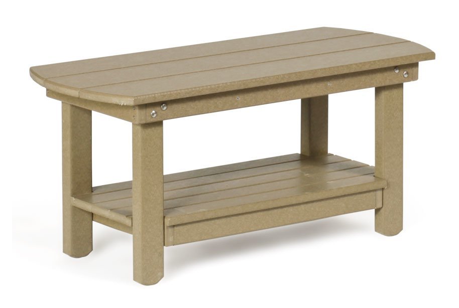 Poly 39" Rectangular Patio Coffee Table | Amish Made |