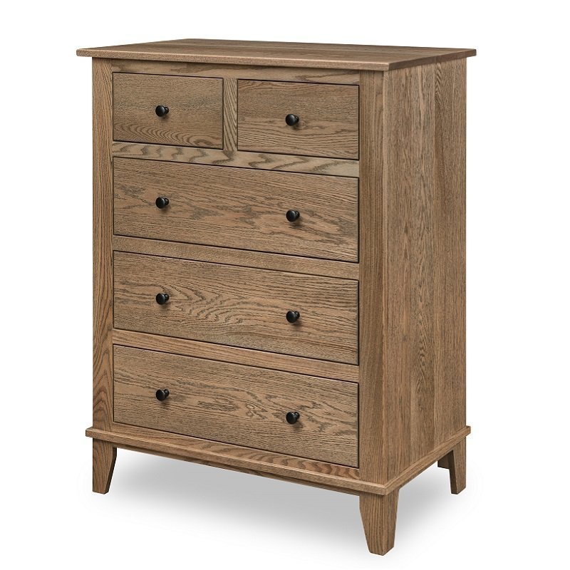 Oak Chest of Drawers - Quick Ship from DutchCrafters Amish Furniture
