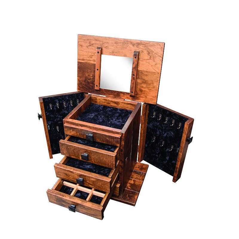 Romero Barn Jewelry Cabinet from DutchCrafters Amish Furniture