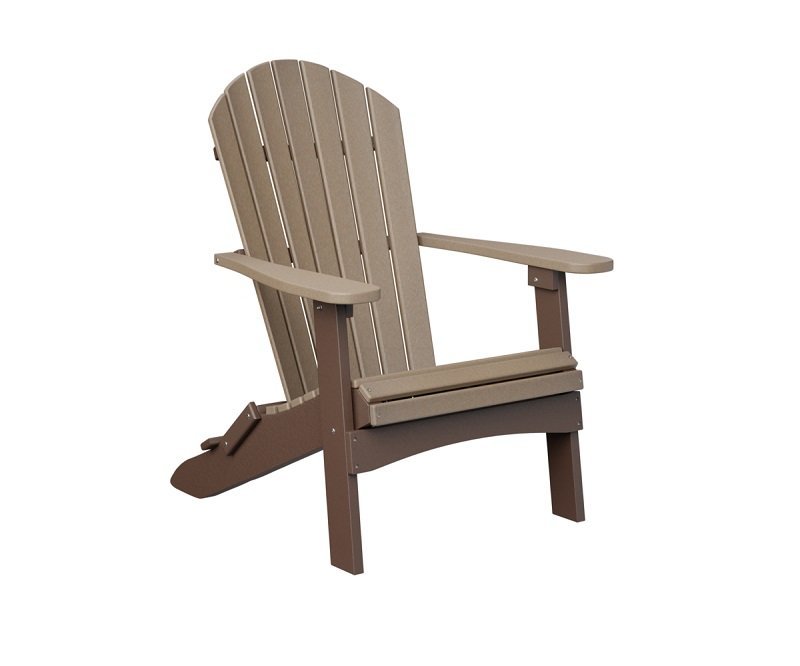 In Stock Folding Poly Adirondack Chair from DutchCrafters Amish