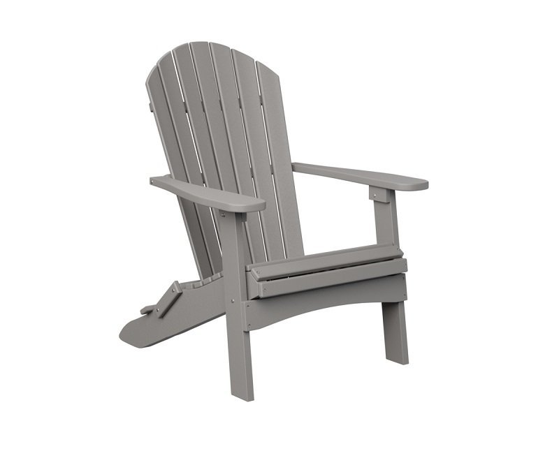Folding Poly Adirondack Chair Made in the USA from
