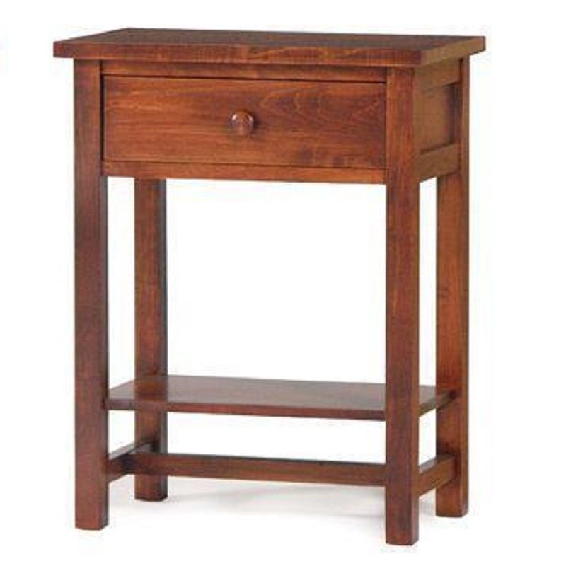 Lavina Shaker Night Stand with Shelf Quick Ship Quick Ship from