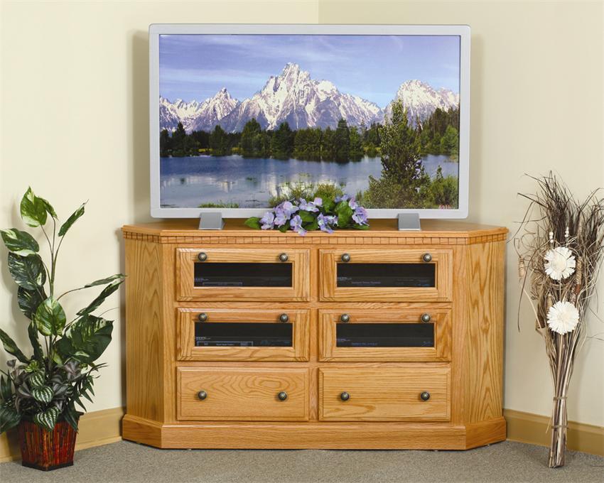 Amish Mulholland Corner TV Stand