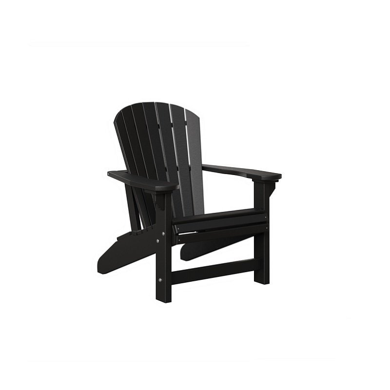 Black Adirondack Chair Quick Ship by DutchCrafters Amish Furniture