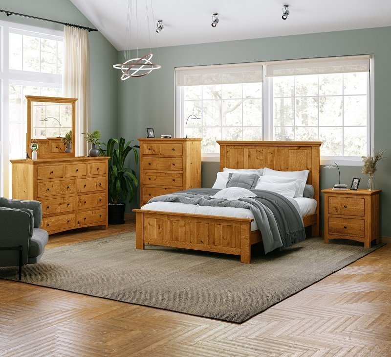 white oak dresser Mackenna White Oak Caravan Double Dresser White Oak