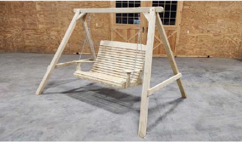 Single Seat Swing from DutchCrafters Amish Furniture