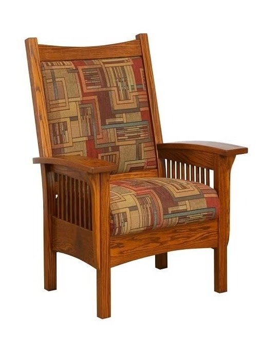 Mission Library Chair from DutchCrafters Amish Furniture
