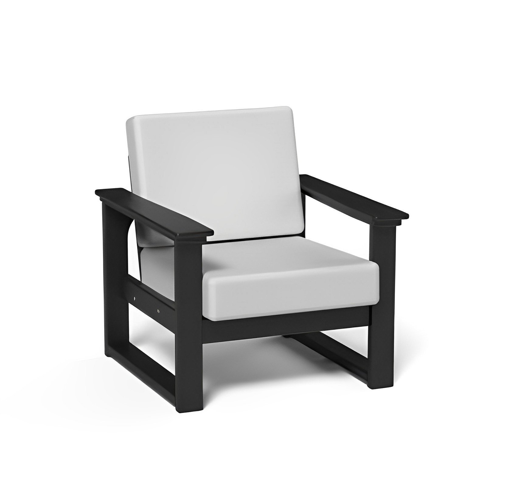 LuxCraft Modern Cushioned Patio Lounge Armchair |