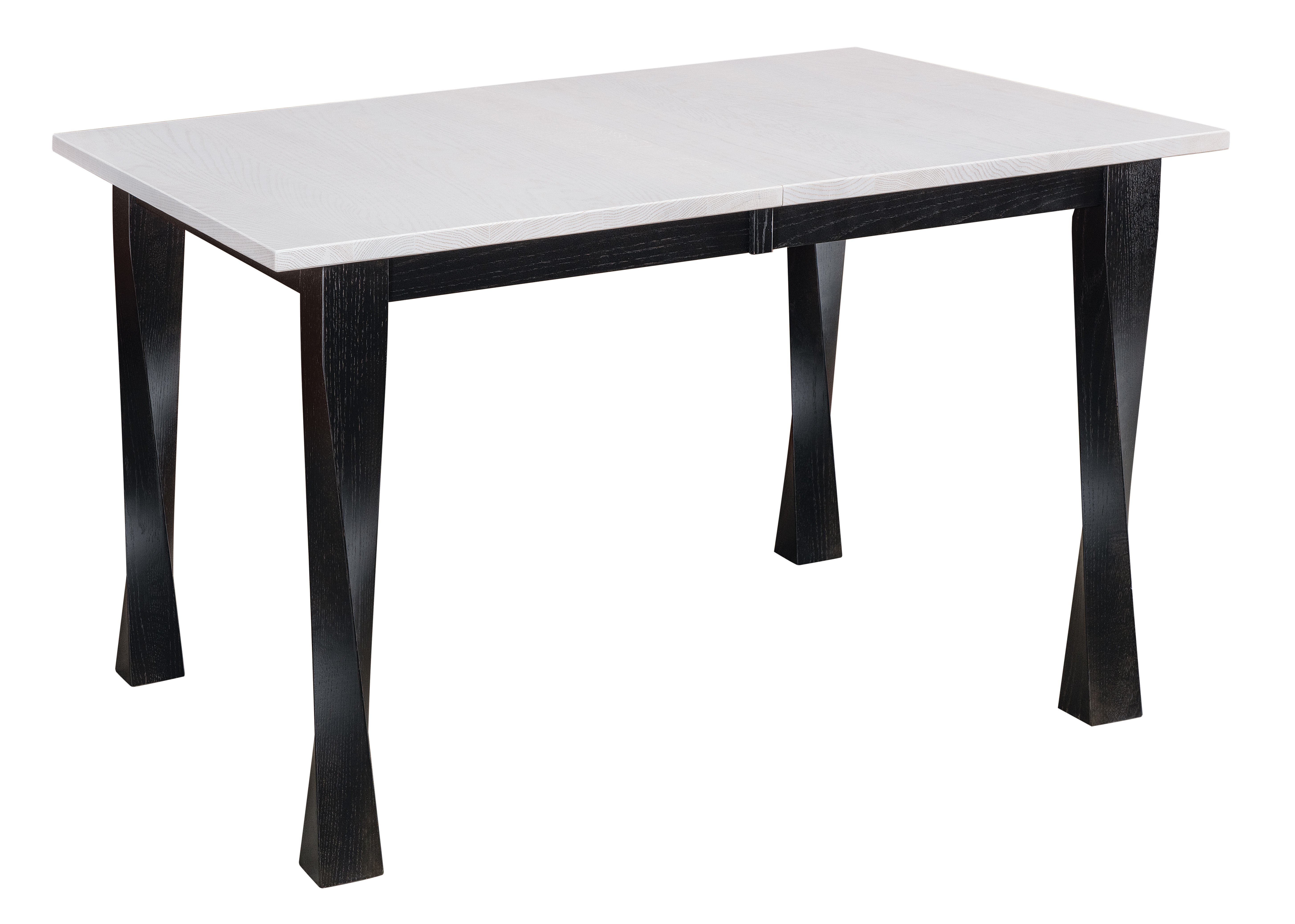 Solid Wood Modern Dining Table - Twisted Legs | Amish Made
