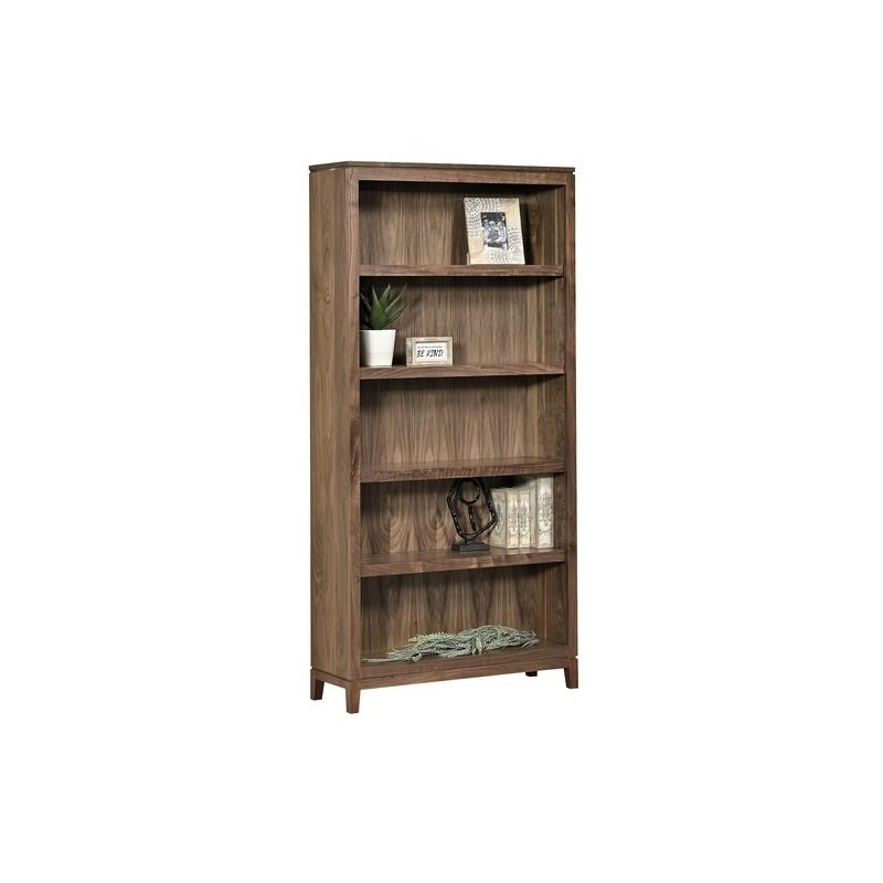 Handcrafted bookcase with sleek profile |