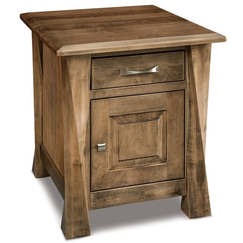 Modern End Table Cabinet from DutchCrafters Amish Furniture
