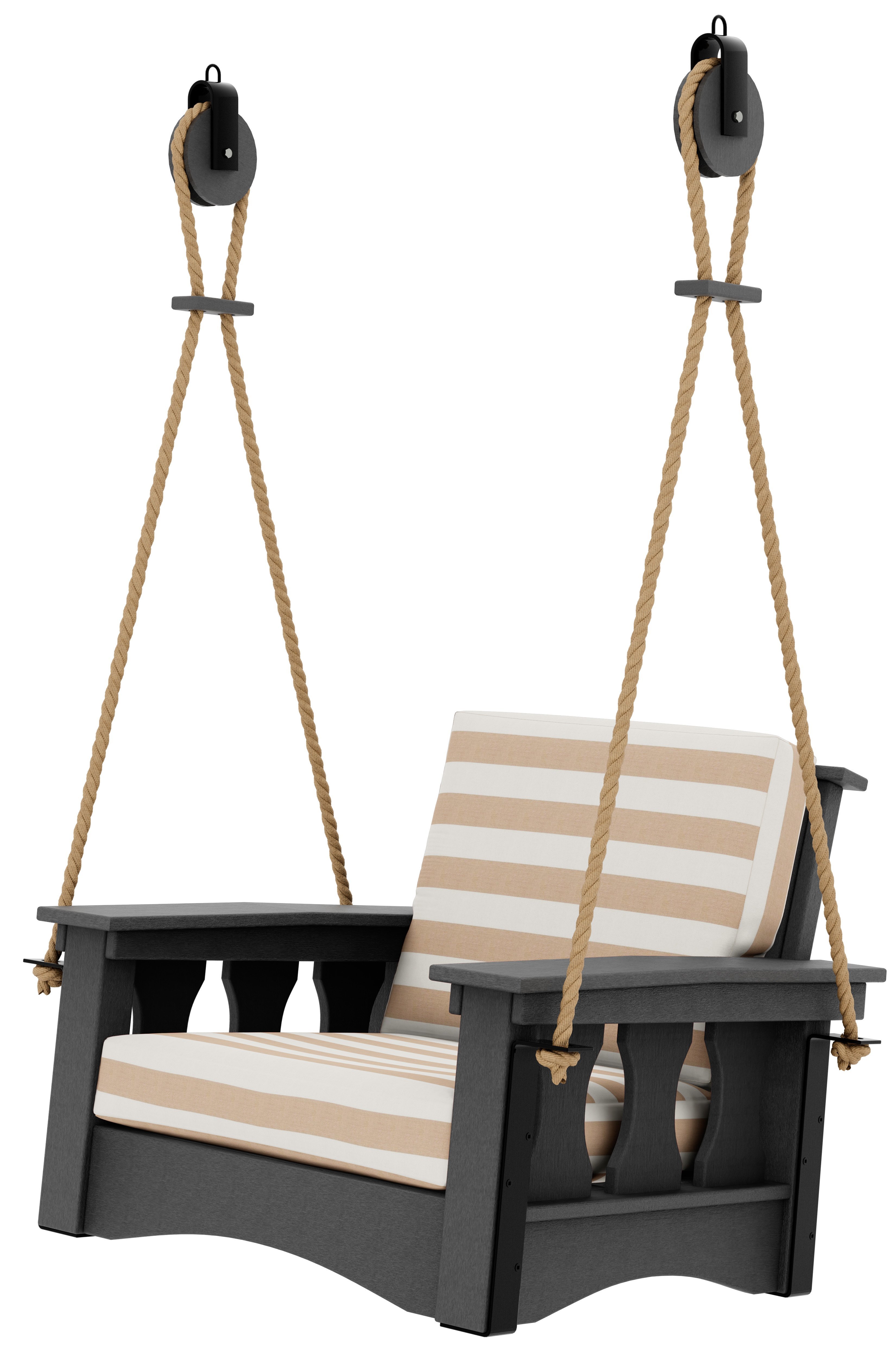 Meadow Poly Patio Swing Chair from DutchCrafters Amish Furniture