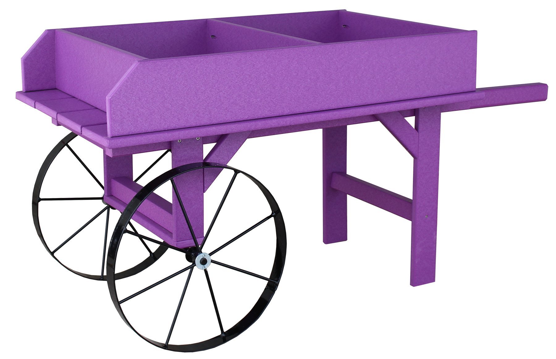 Marigold Poly Flower Cart from DutchCrafters Amish Furniture