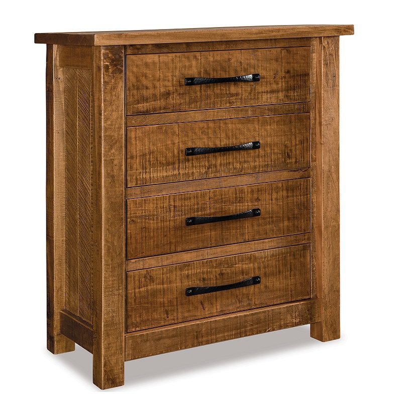 Rustic Ridge 4-Drawer Chest from DutchCrafters Amish Furniture