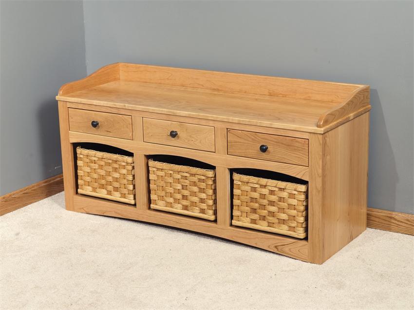 Irwinton Storage Bench from DutchCrafters Amish Furniture