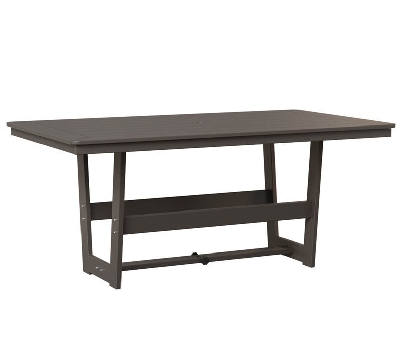 Berlin Gardens Hudson 40" x 70" Poly Rectangle Dining Table from