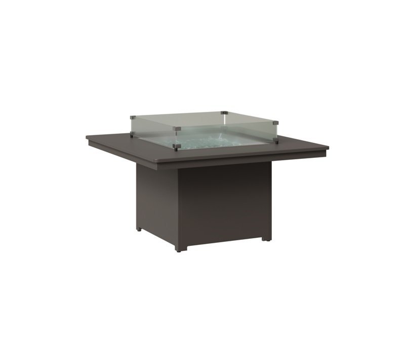 Berlin Gardens Numa 47" Square Poly Fire Pit from DutchCrafters Amish