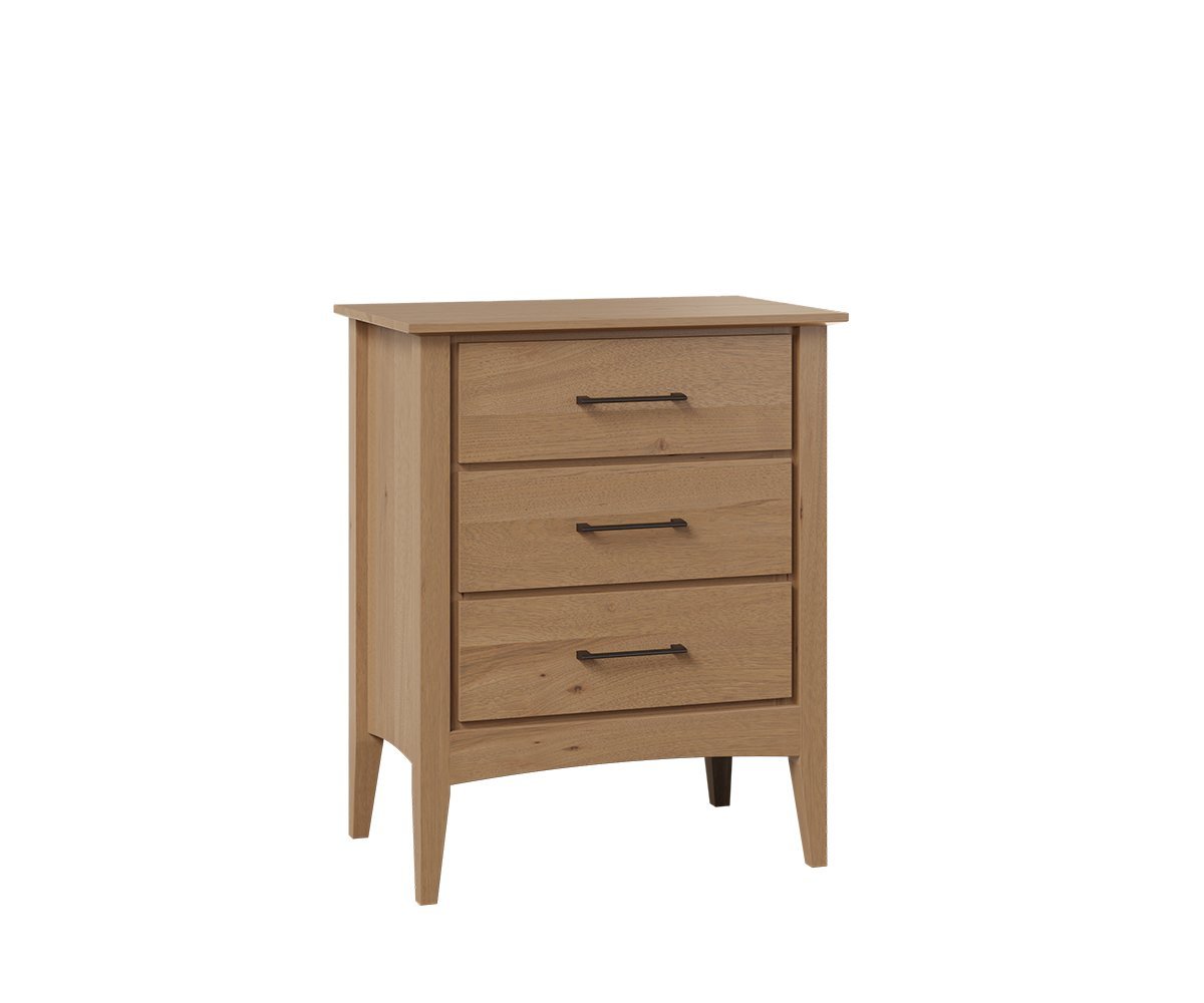 Eloise Modern Nightstand from DutchCrafters Amish Furniture