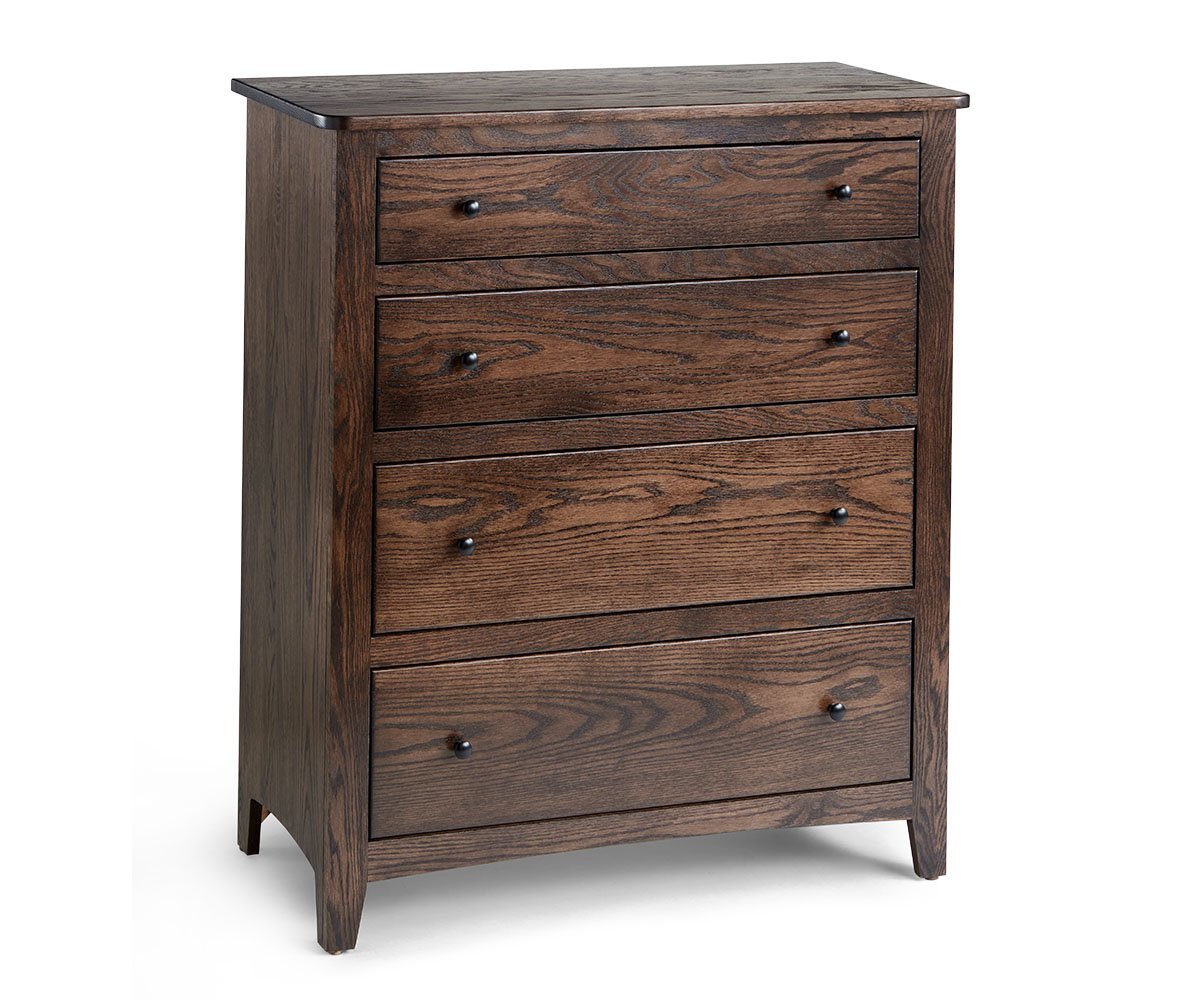 Modern Simple Chest of Drawers from DutchCrafters Amish Furniture