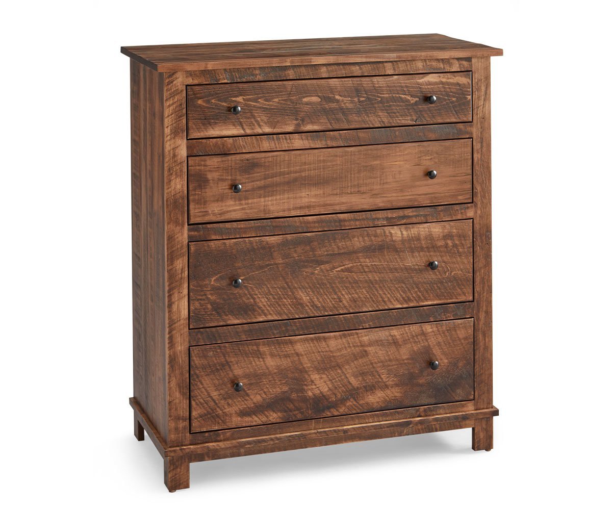 Simple Wood Chest of Drawers from DutchCrafters Amish Furniture