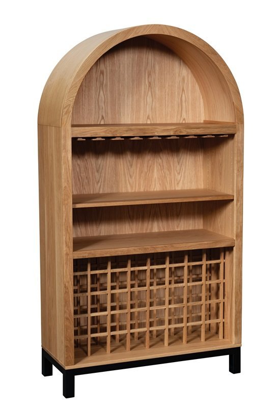 Arched Modern Bar Cabinet from DutchCrafters Amish Furniture