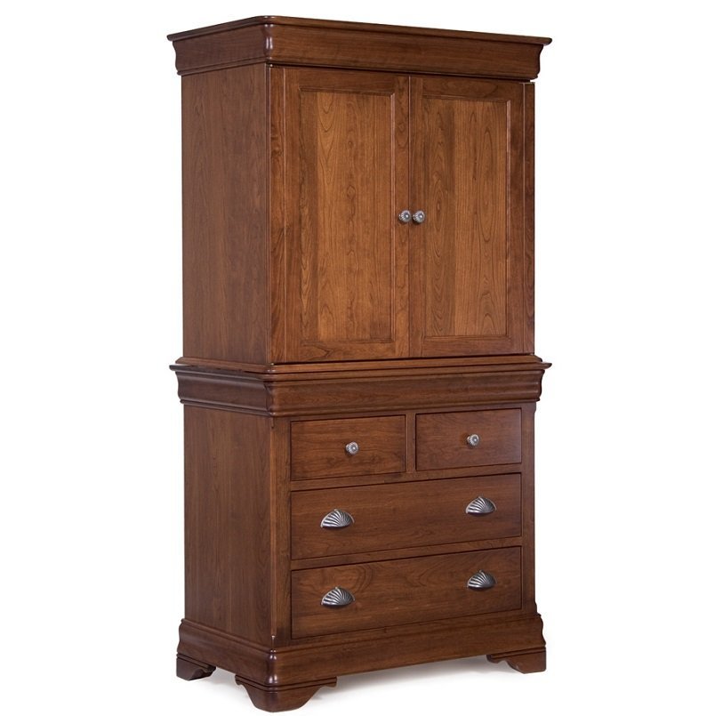 Arleta Media Armoire from DutchCrafters Amish Furniture