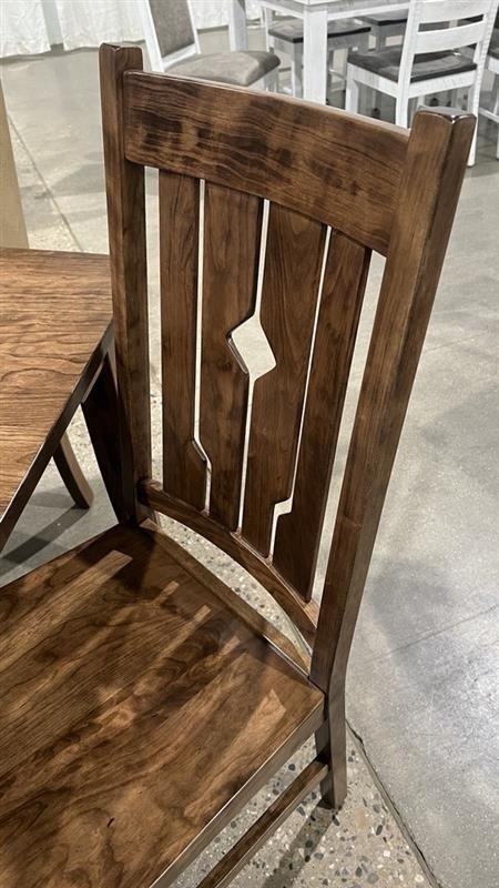 Amish Mission Diamond Back Dining Chair - Real Solid Wood Chair