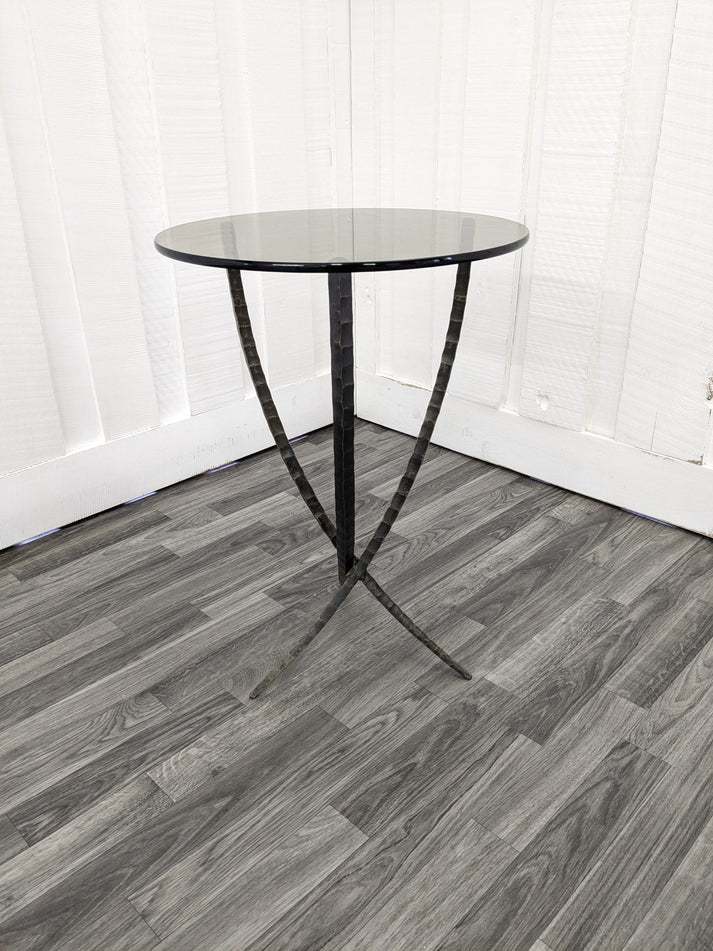 Hand Forged Contemporary Small Cocktail Table from