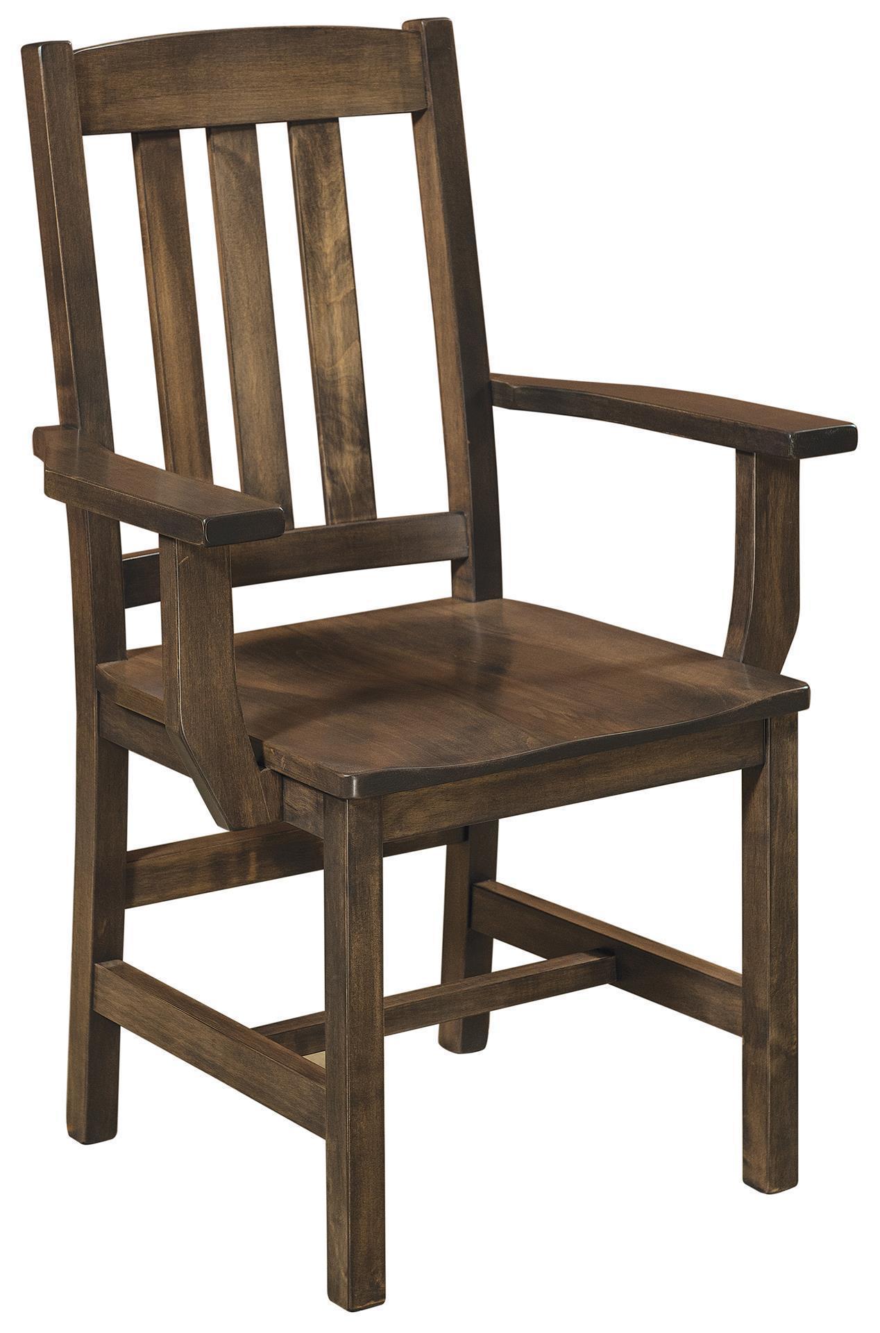 Arizona Mission Lodge Restaurant Arm Dining Chair from