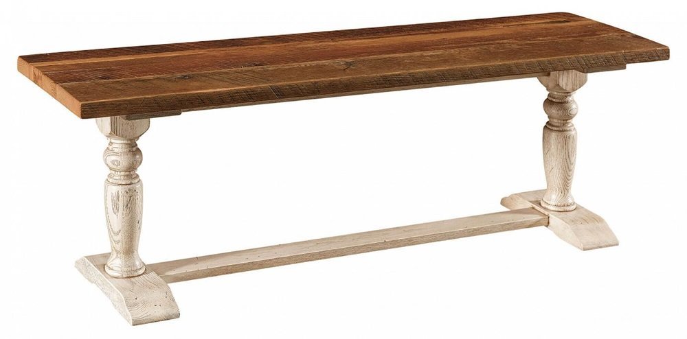 Traditional Farmhouse Dining Bench from DutchCrafters Amish Furniture