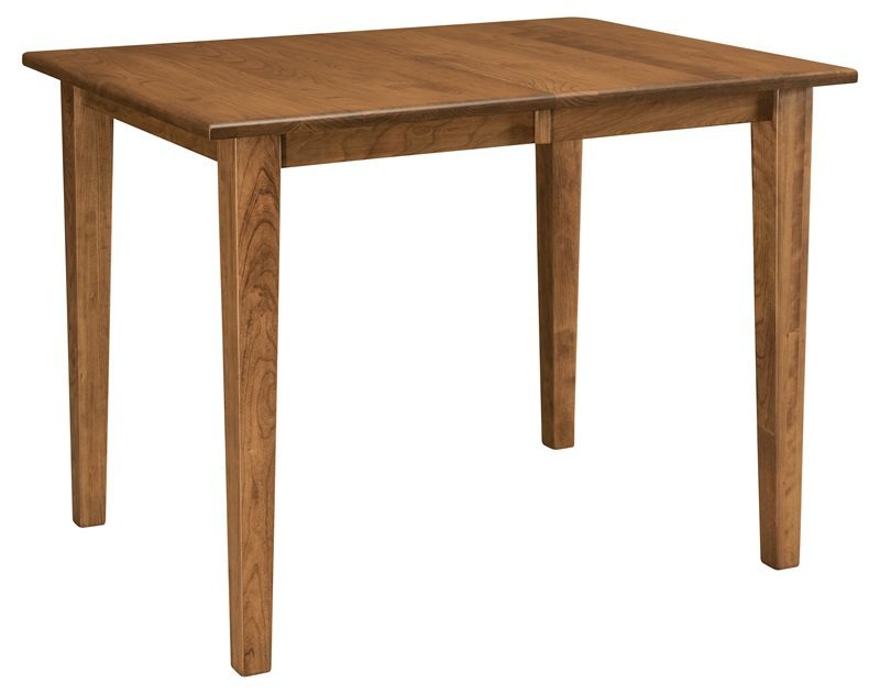 Solid Wood Counter or Bar Height Dining Table from