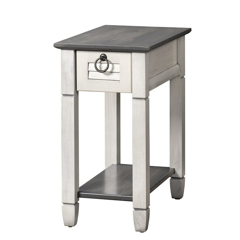 Wooden Coastal Side Table from DutchCrafters Amish Furniture