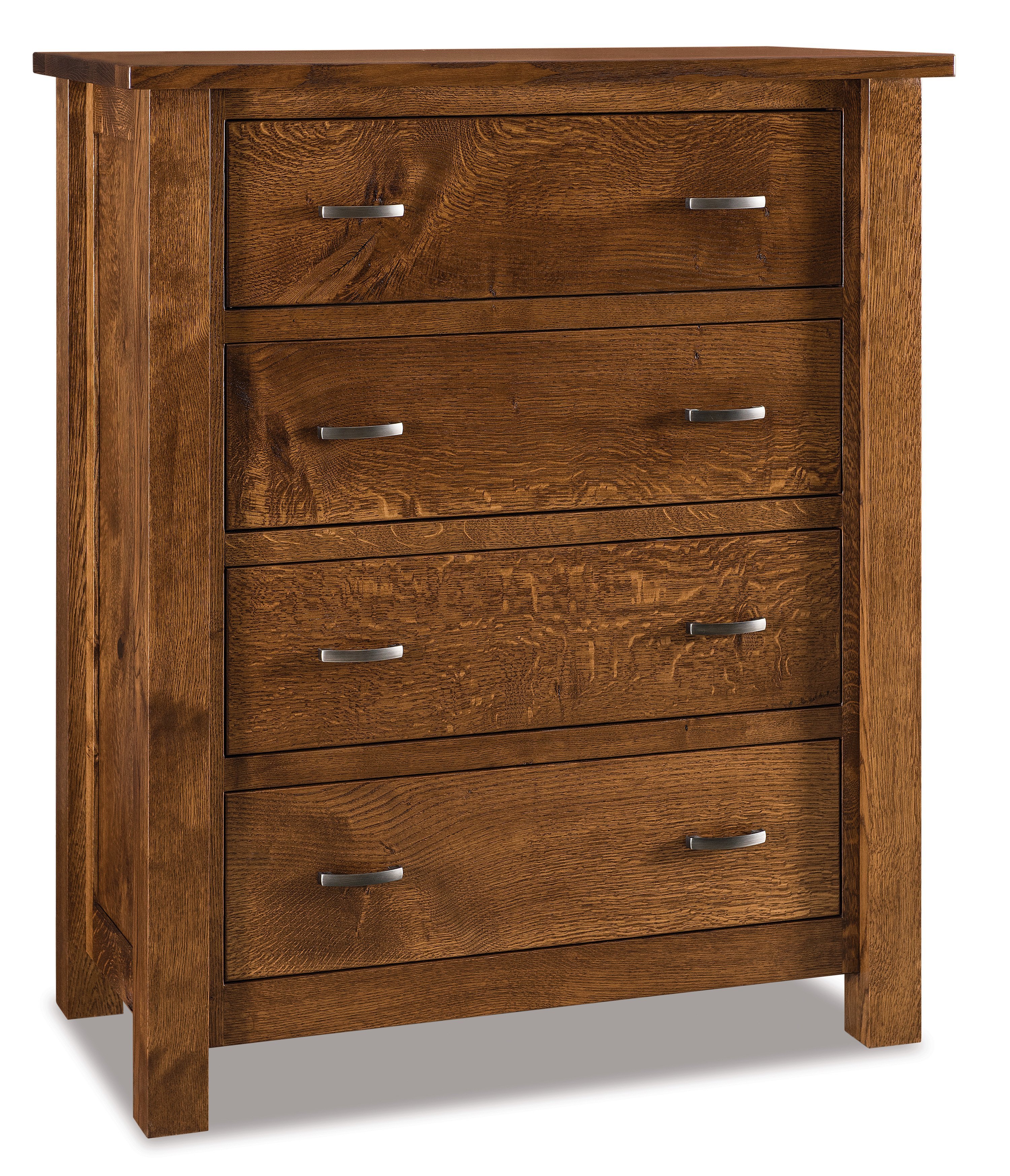 Hardwood 4-Drawer Chest of Drawers from DutchCrafters Amish Furniture