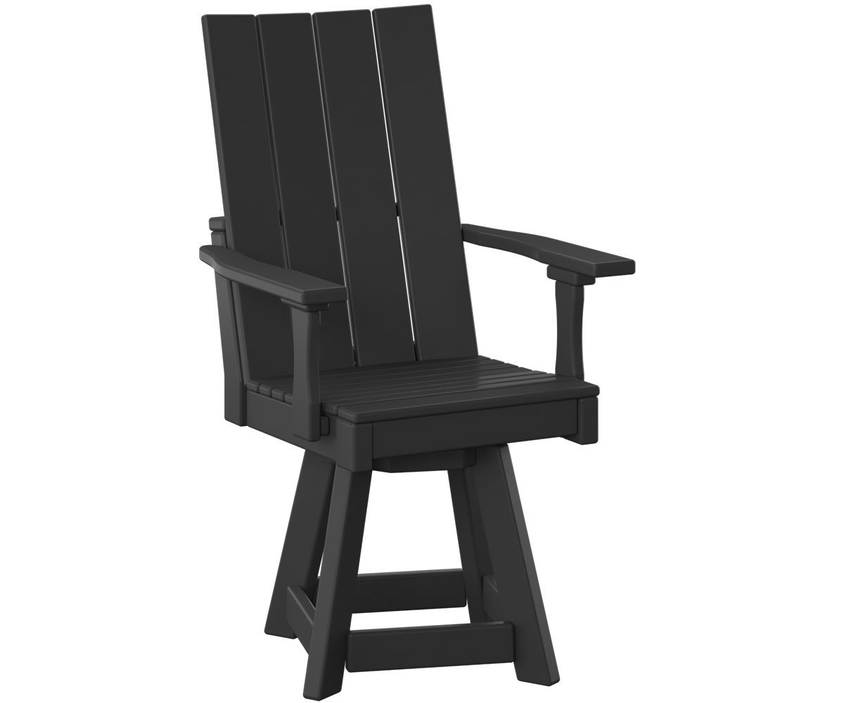 Modern Swivel Dining Chair by DutchCrafters Amish Furniture