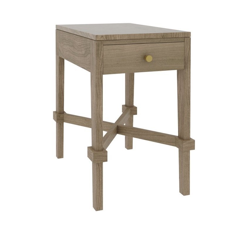 Solid Wood Transitional End Table - Amish Handcrafted