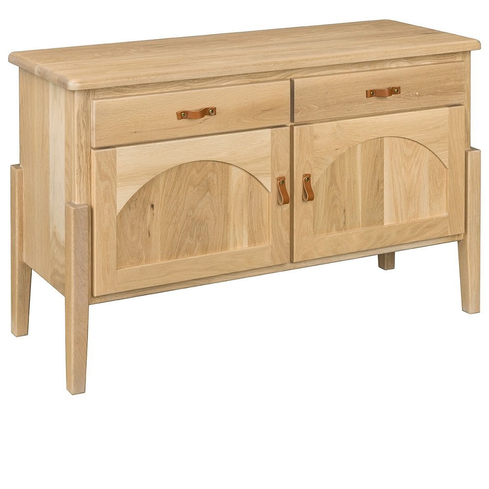 Mid-Century Modern Sofa Table from DutchCrafters Amish Furniture