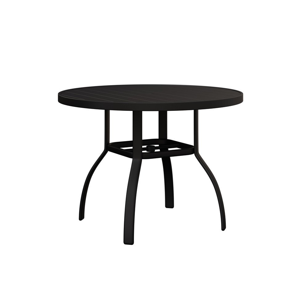 Murphy Aluminum 42" Round Dining Table from DutchCrafters Amish