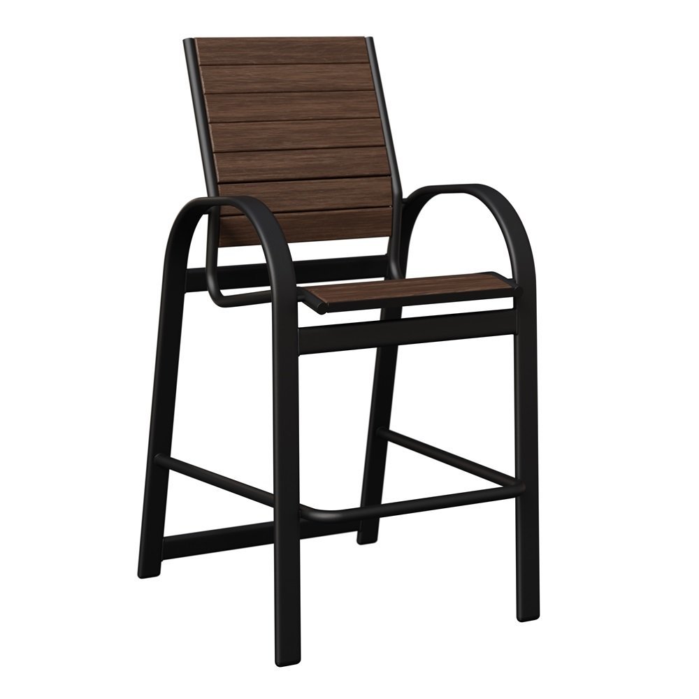Murphy Aluminum Bar Chair from DutchCrafters Amish Furniture