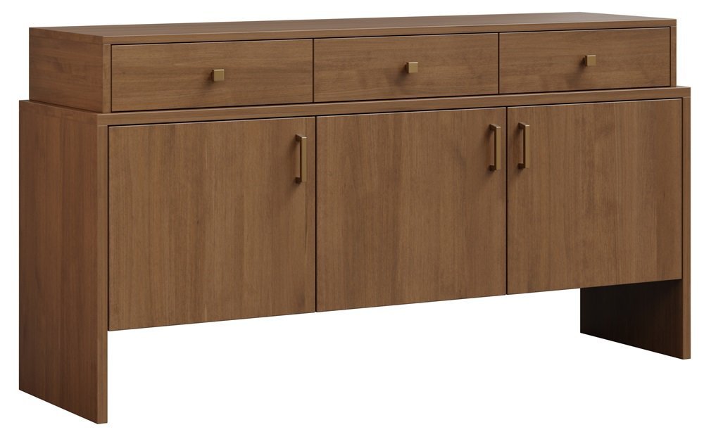 Amish Modern Storage Credenza | Custom Solid Wood Dining Furniture