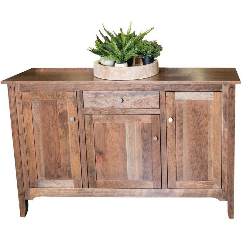 60" 3-Door Buffet Cabinet from DutchCrafters Amish Furniture
