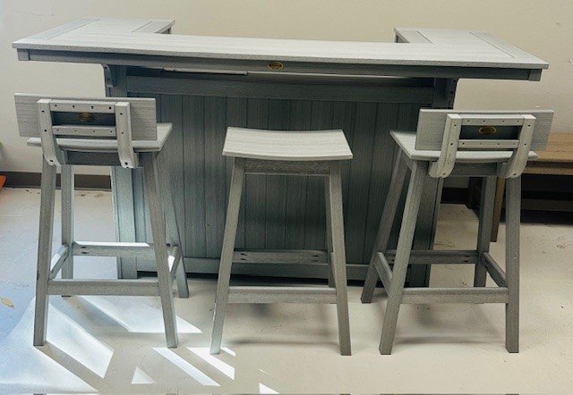 Four Piece Island Poly Bar Set In Stock Ready to Ship