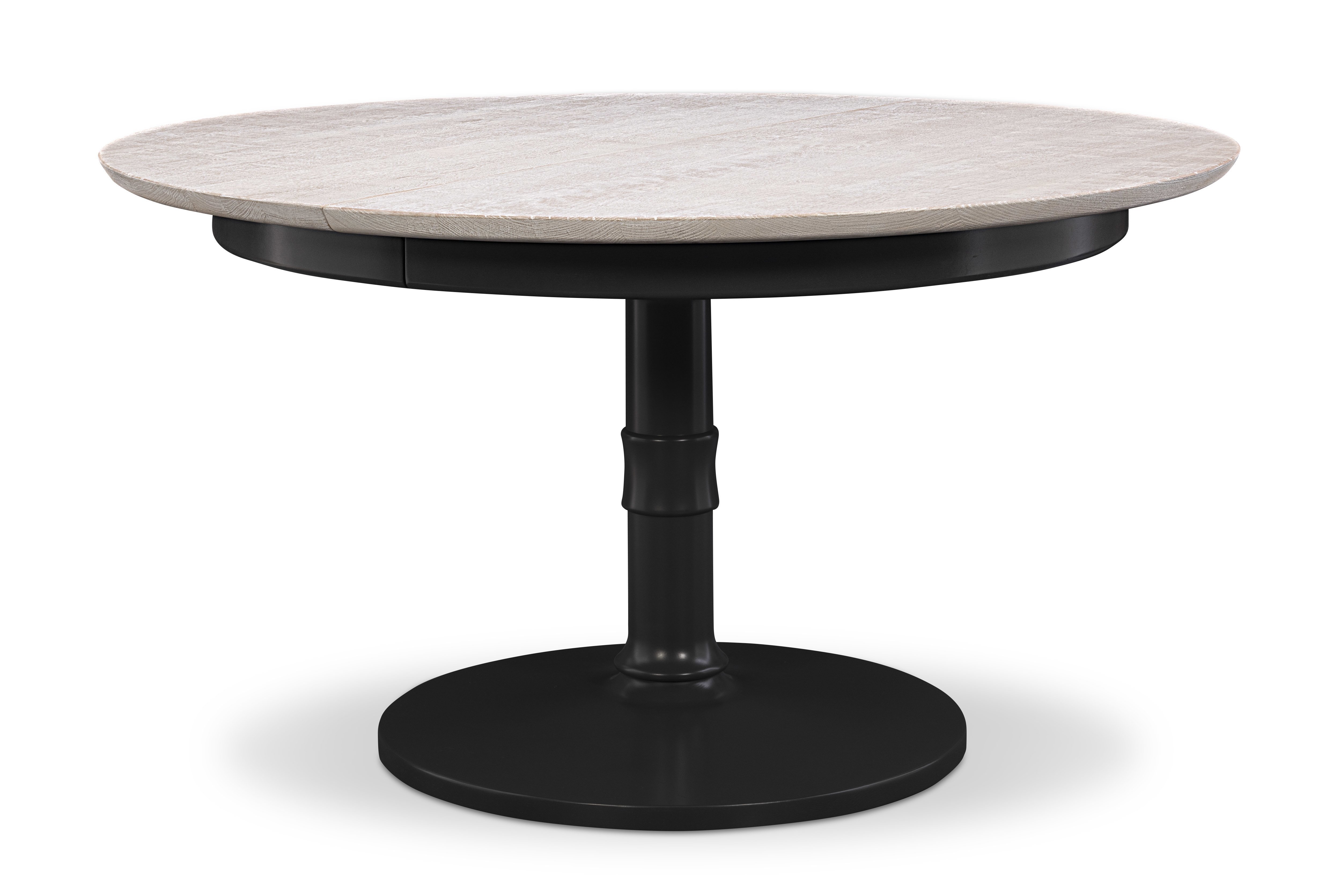 Industrial Single Pedestal Dining Table from DutchCrafters Amish
