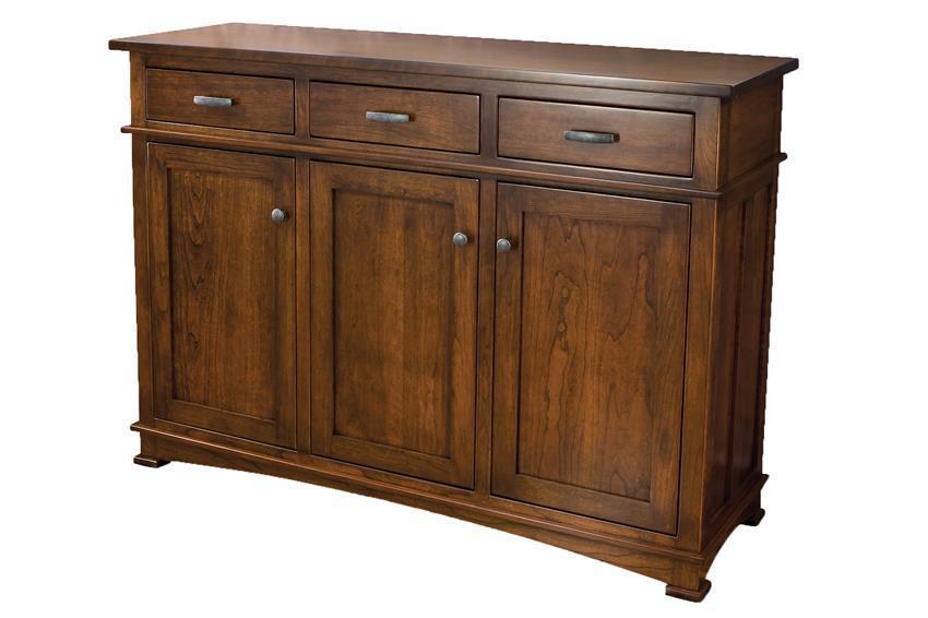 Amish Made Maple Wood Sideboard Cabinet - Quick Ship