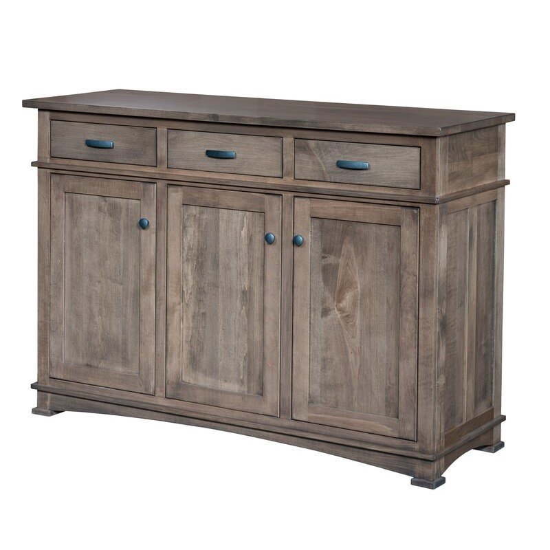 Maple Wood Buffet Table Sideboard Cabinet - Quick Ship from
