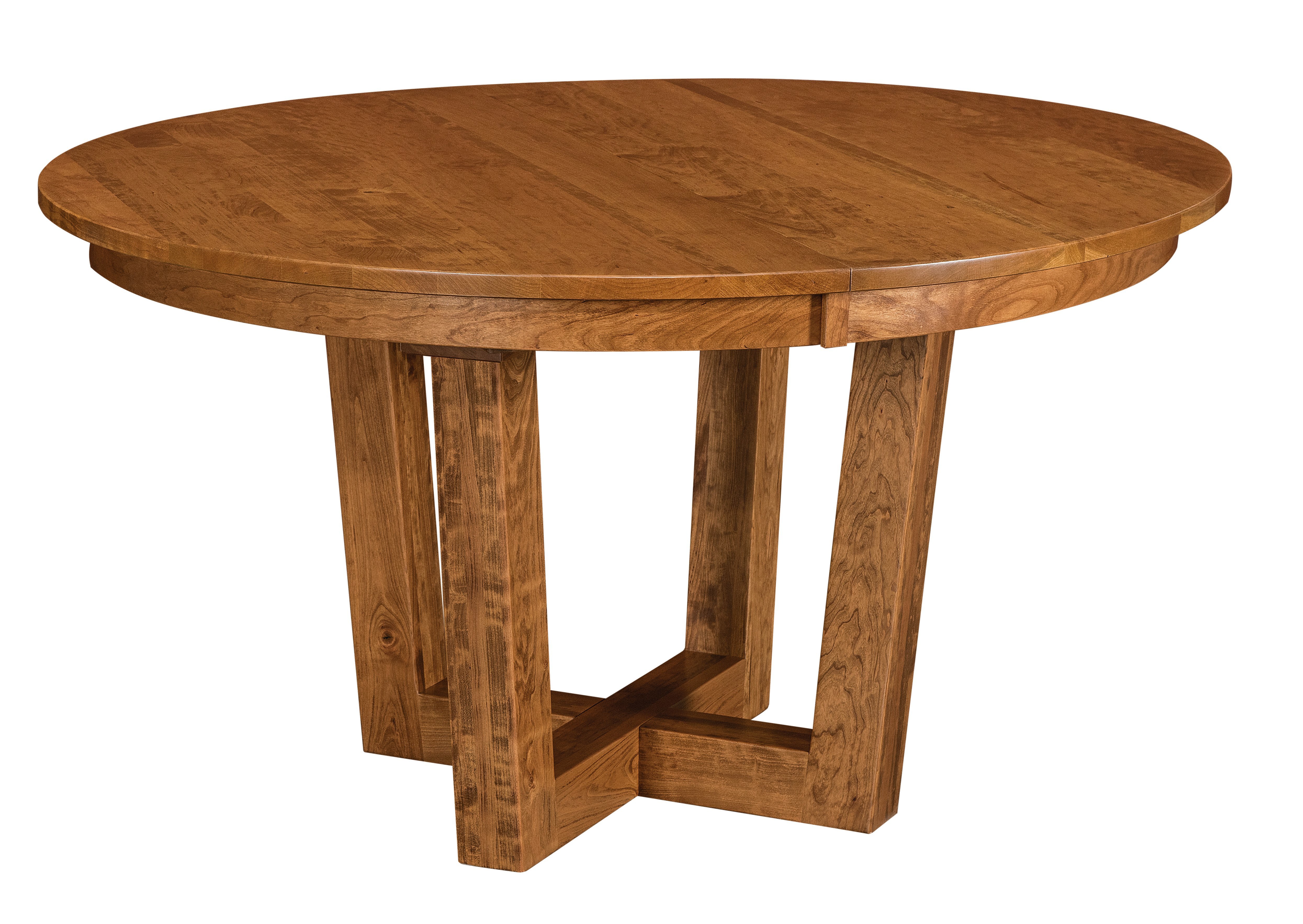 Ridgeline Modern Round Single Pedestal Restaurant Table