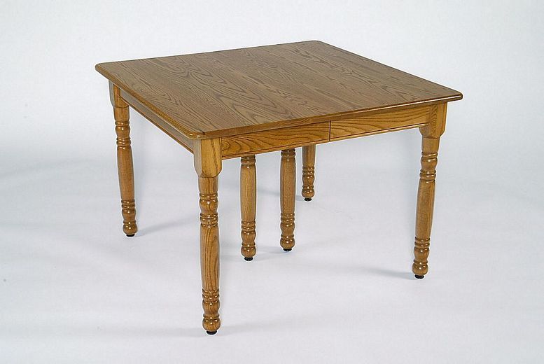 Pioneer Farmhouse Style Wood Square Restaurant Table | Premium