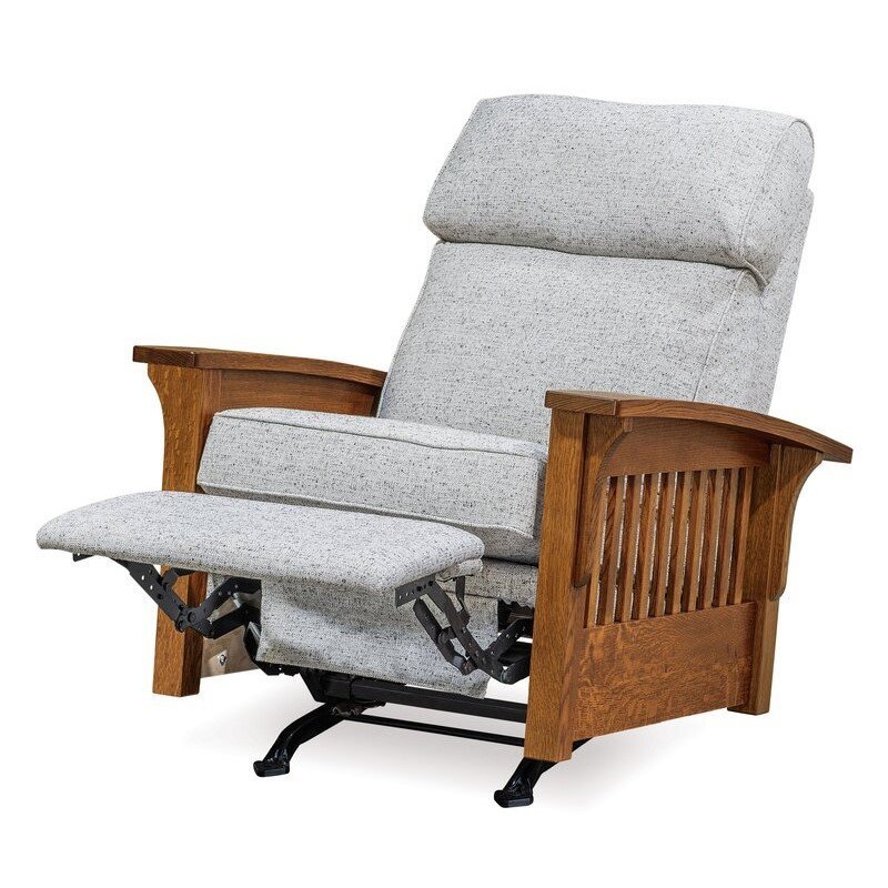 Comfy Mission-Style Rocker Recliner Amish Made DutchCrafters